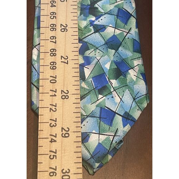 J. Garcia Like The Machine Collectors Edition Blue Green 100% Silk - Picture 5 of 9